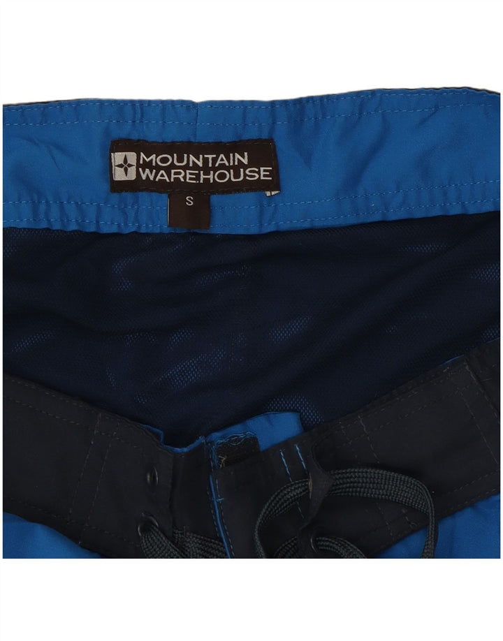 Ανδρικό σορτς κολύμβησης Mountain Warehouse Μικρό μπλε ριγέ πολυεστέρα