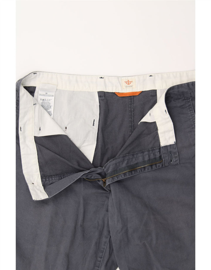 DOCKERS Mens Cargo Shorts W40 XL Navy Blue Cotton Vintage Dockers and Second-Hand Dockers from Messina Hembry 