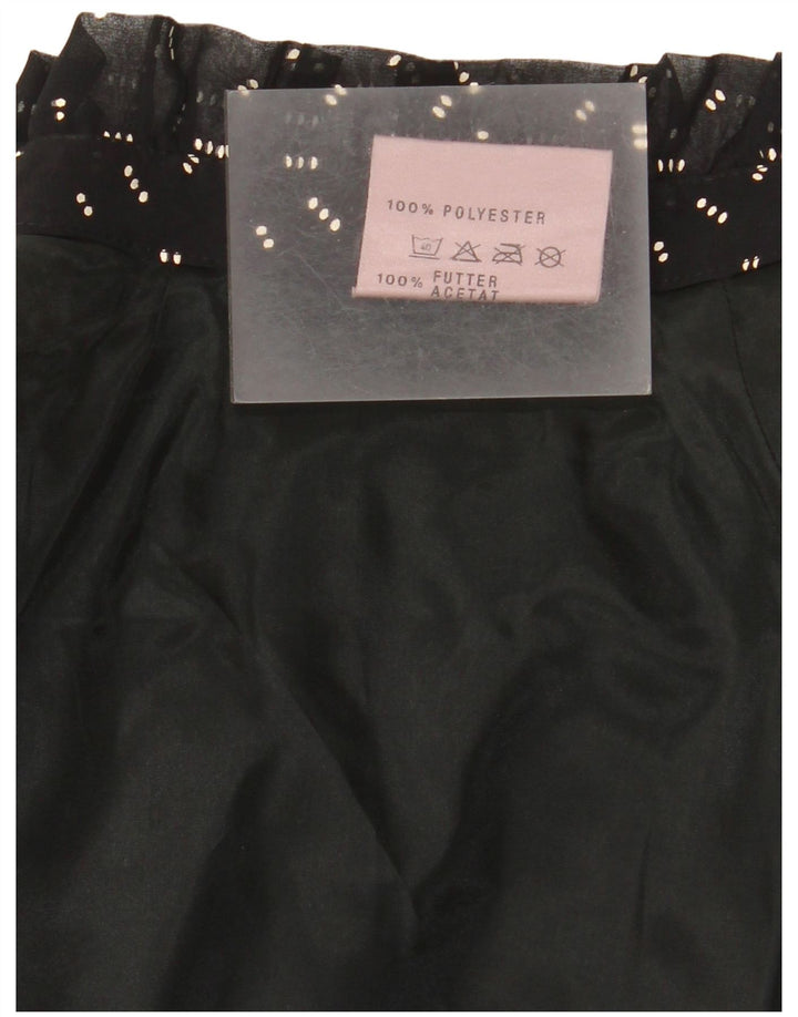 MARKWALD Γυναικείο μακρυμάνικο μάξι φόρεμα EU 36 Small Black Spot Polyester