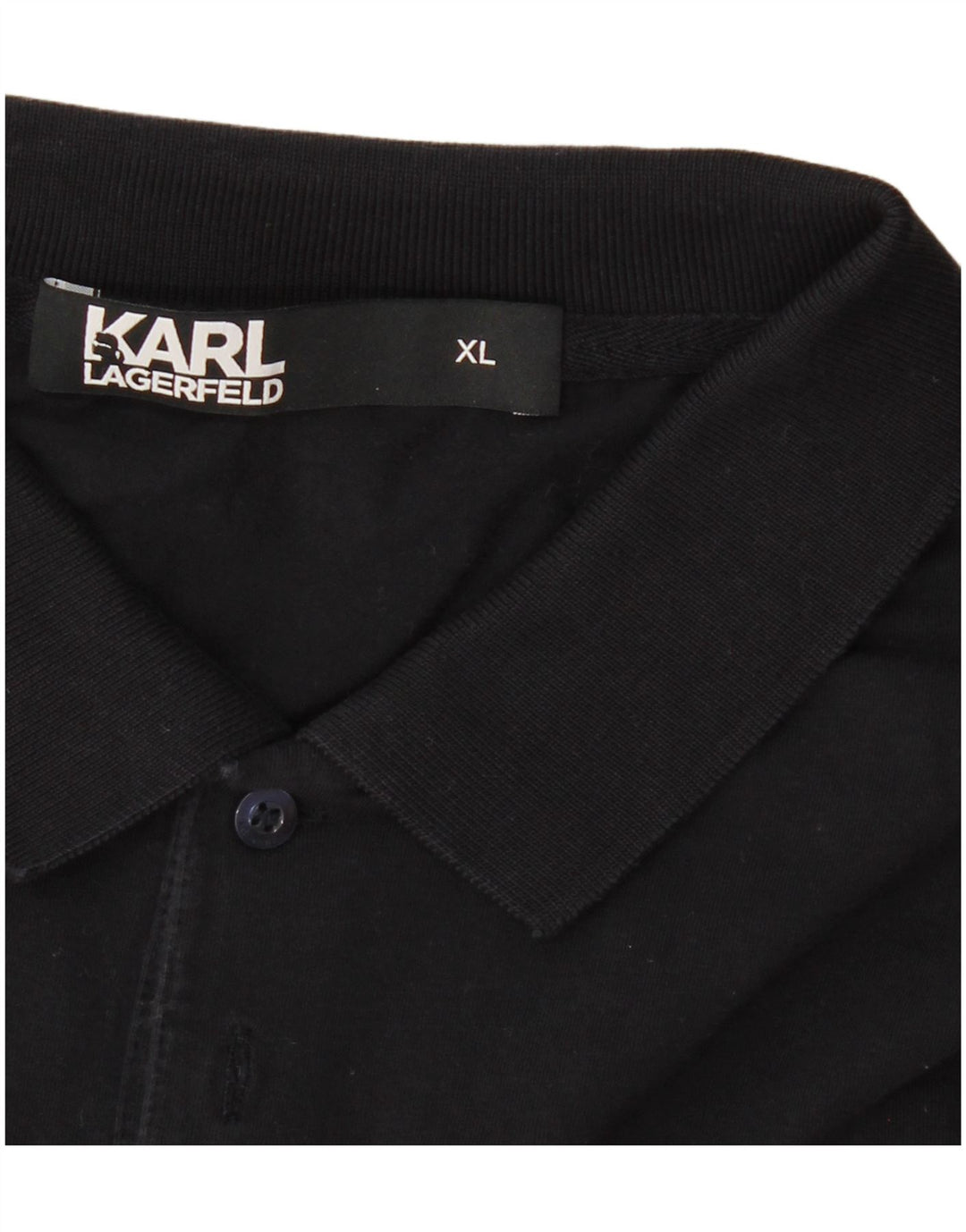 Ανδρικό μπλουζάκι πόλο Karl Lagerfeld XL Navy Blue