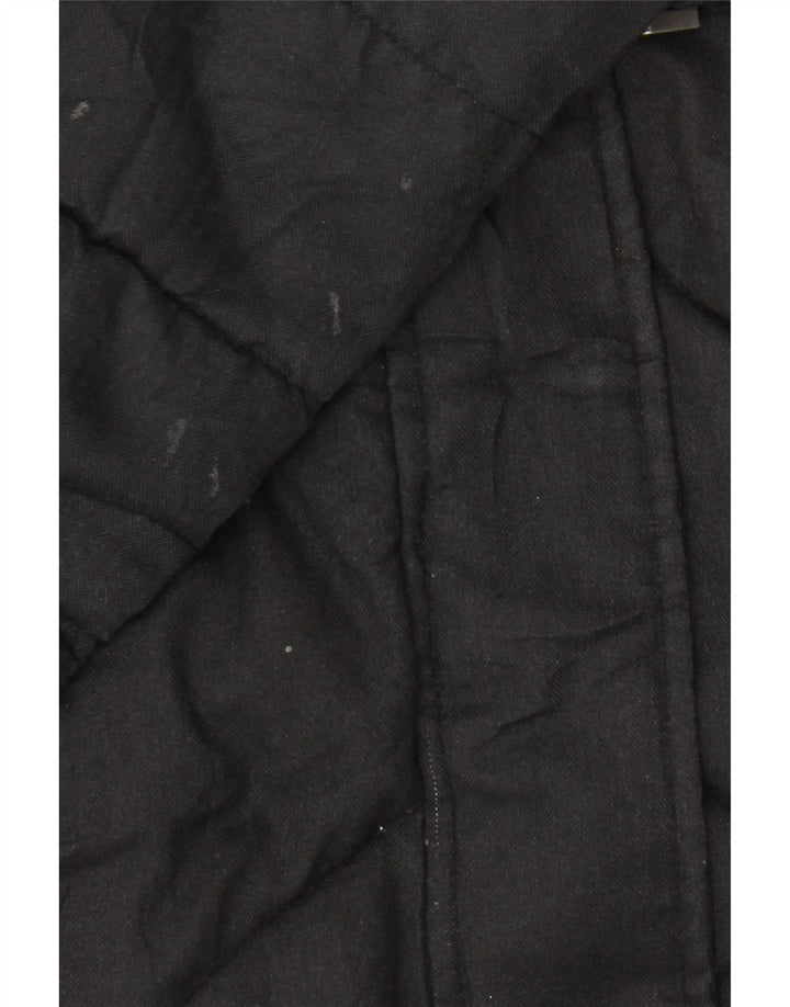 Barbour Γυναικείο παλτό UK 14 Large Black Ψαροκόκαλο