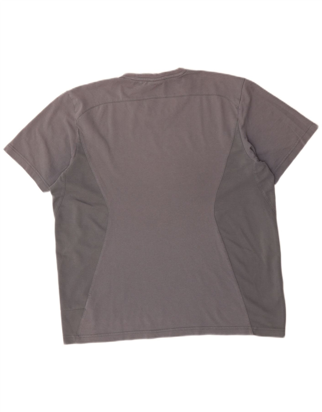 Ανδρικό T-Shirt Adidas Top μεγάλο γκρι βαμβακερό