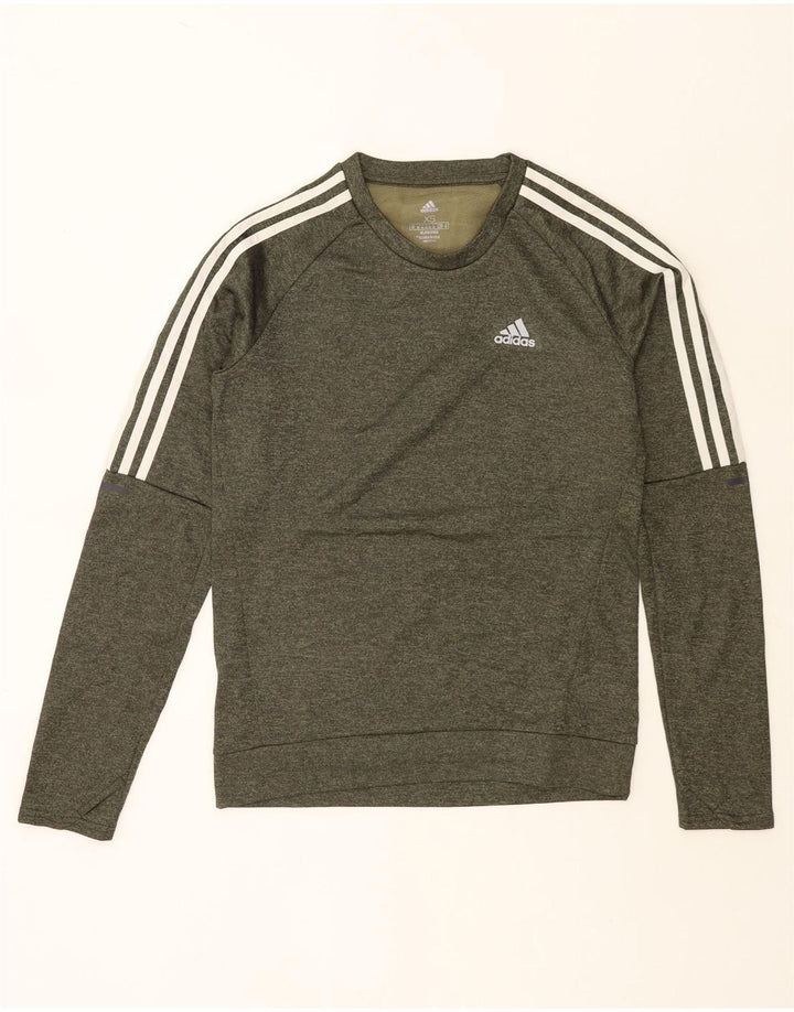Adidas Ανδρική φούτερ Climawarm Jumper XS Khaki Flecked Polyester