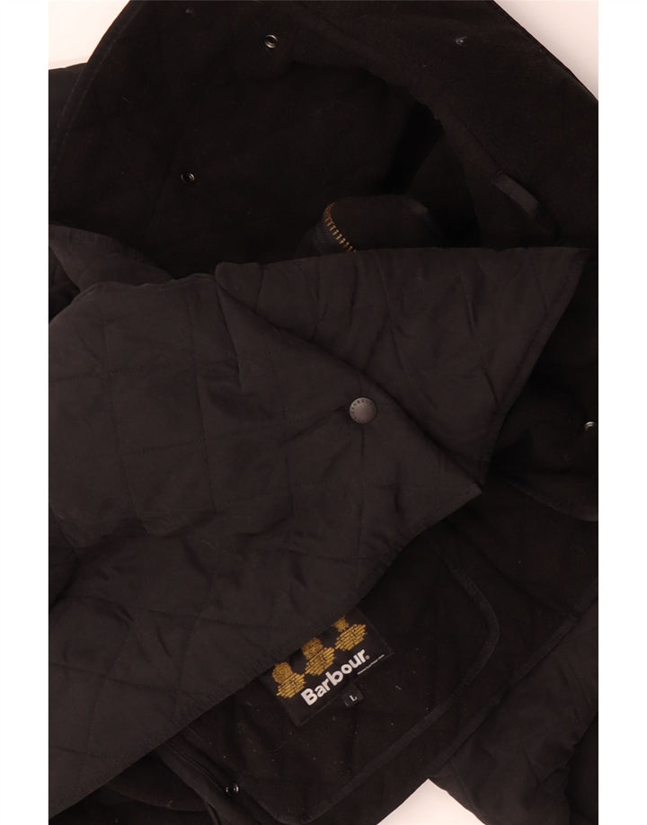 Ανδρικό καπιτονέ μπουφάν BARBOUR UK 40 Large Black