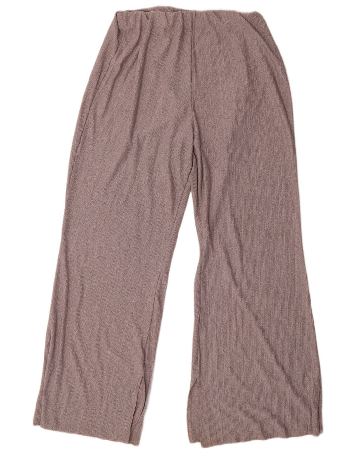 Zara Γυναικείο Παντελόνι Flare Casual Large W34 L32 Grey Polyester