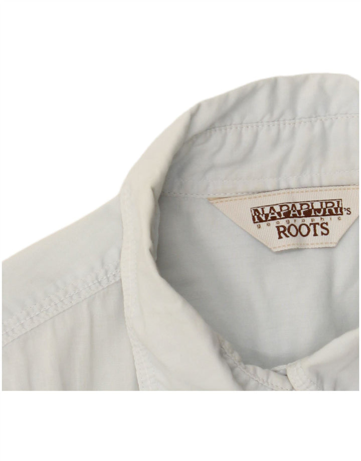 NAPAPIJRI Γυναικείο Geographic Oversized πουκάμισο UK 10 Small Blue