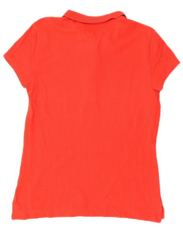 Tommy Hilfiger Womens Short Sleeve Regular Fit Polo Shirt UK 18 XL Red