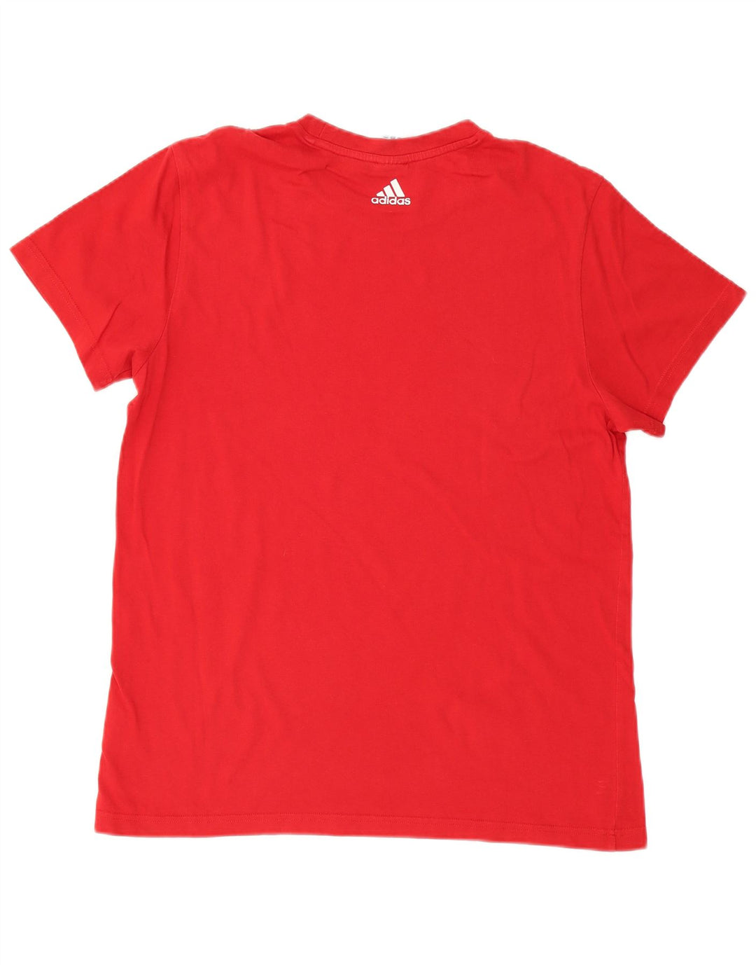 Ανδρικό γραφικό T-Shirt ADIDAS Top XL Red Cotton