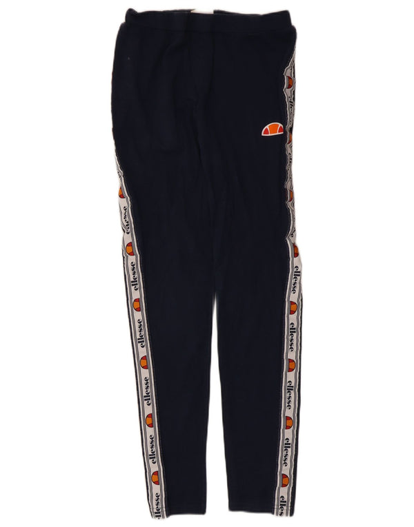 Γυναικεία γραφικά κολάν Ellesse UK 12 Medium Navy Blue Colourblock Βαμβακερό