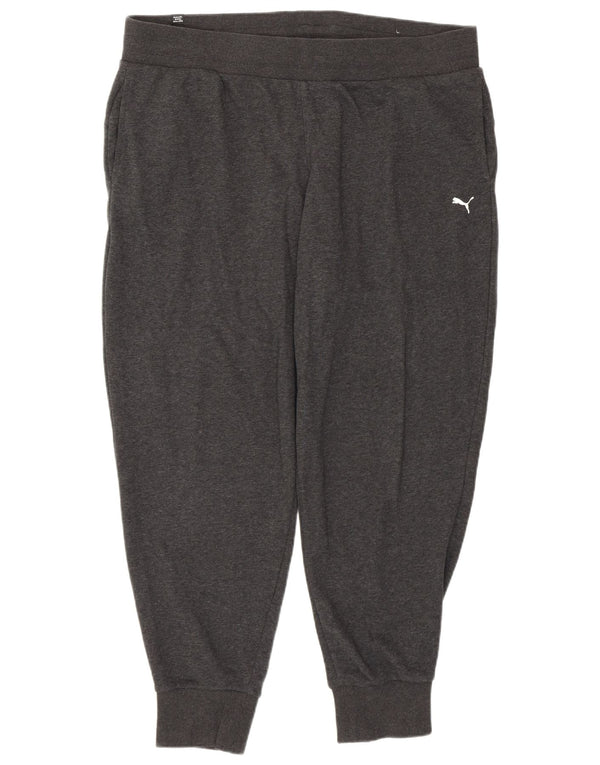 Γυναικεία αθλητική φόρμα Puma Παντελόνι Joggers UK 18 XL Γκρι βαμβακερό