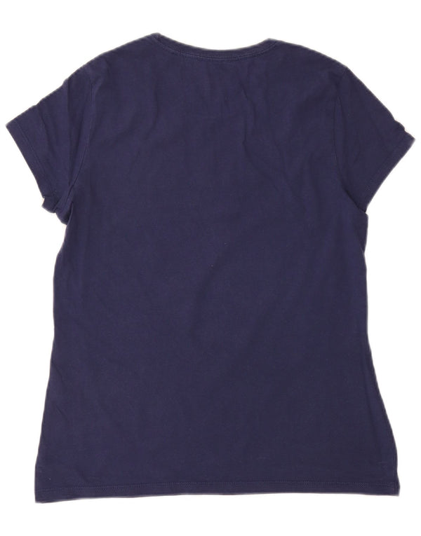 Γυναικείο γραφικό μπλουζάκι Levi's Top UK 14 Large Navy Blue από βαμβάκι