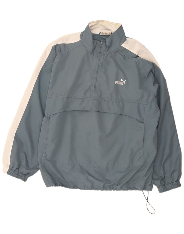 Ανδρικό μπουφάν Puma Loose Fit Anorak UK 38 Medium Blue Colourblock