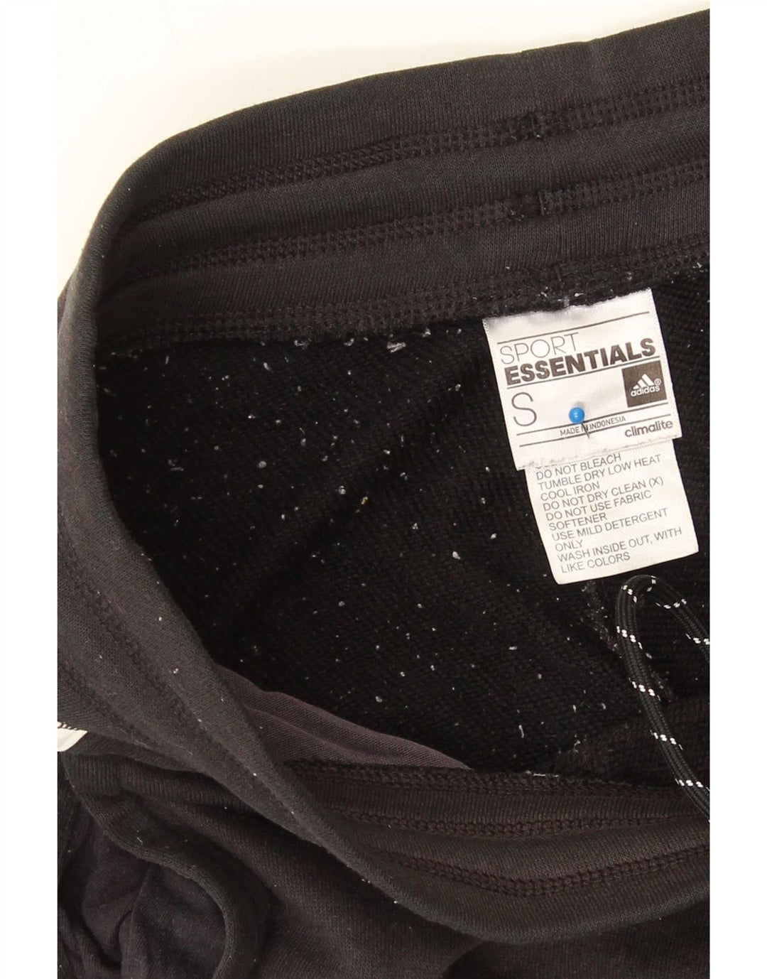 Adidas Ανδρική φόρμα Climalite Παντελόνι Joggers Μικρό Μαύρο Πολυεστέρα