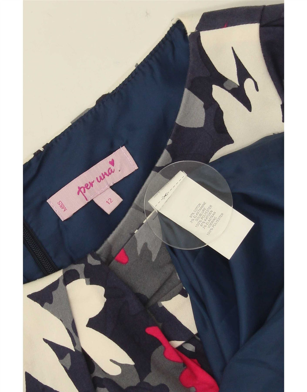 Γυναικείο φόρεμα με θήκη Marks & Spencer UK 12 Medium πολύχρωμο Floral