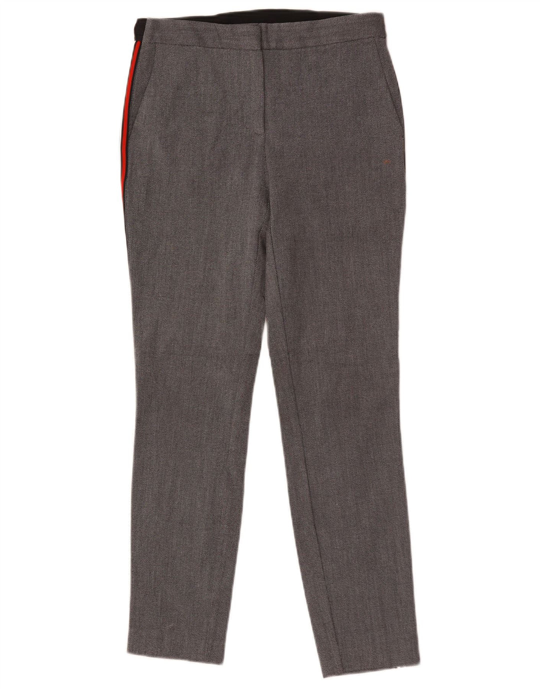 Zara Γυναικείο Slim παντελόνι Chino Small W27 L27 Grey Spotted