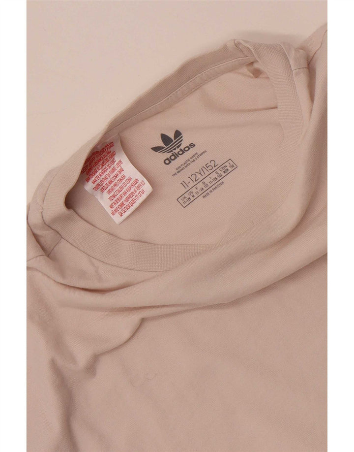 Adidas Boys T-Shirt Top 11-12 Years Λευκό