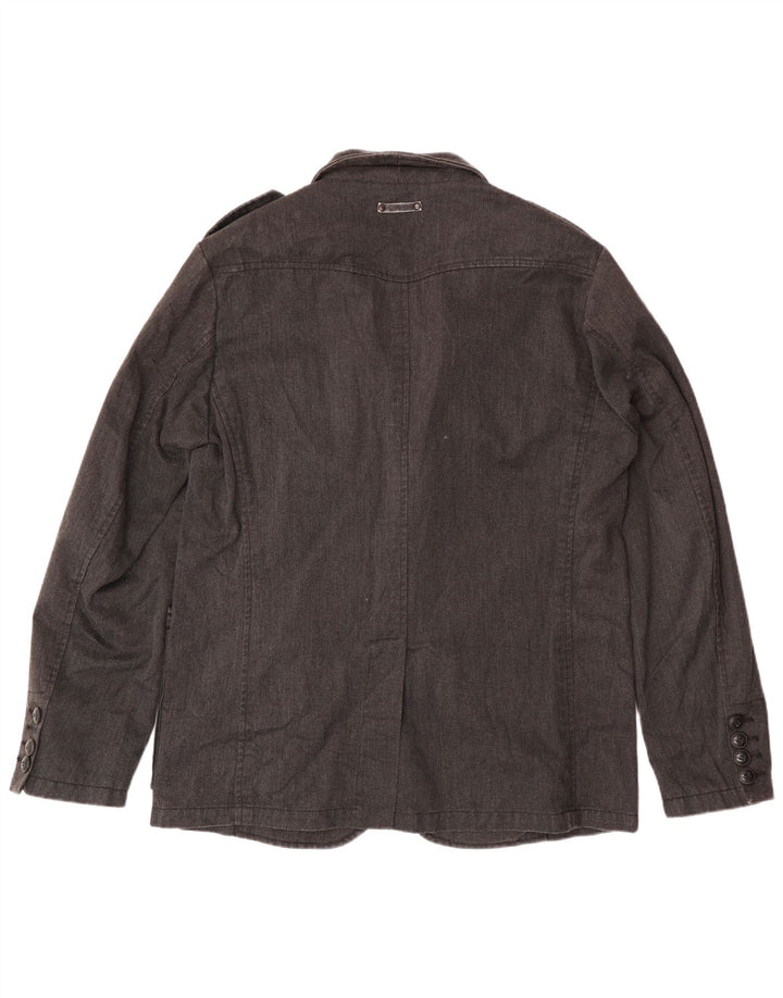 Ανδρικό Utility Μπουφάν Marlboro Classics EU 50 μεγάλο μαύρο βαμβακερό