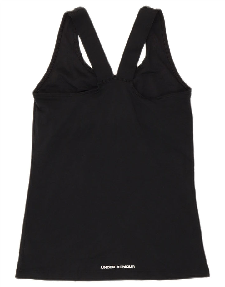 Under Armour Γυναικείο Heat Gear Γιλέκο Top UK 8 Small Black Polyester