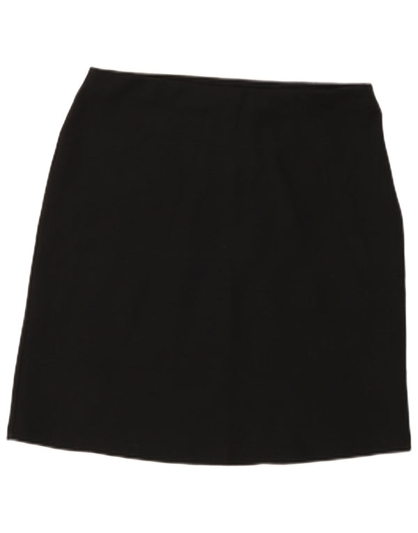 Marks & Spencer Γυναικεία Μίνι Φούστα UK 12 Medium W32 Μαύρη βισκόζη