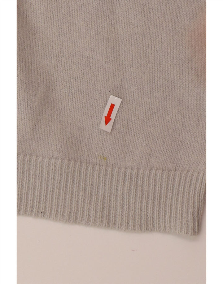 Γυναικείο πουλόβερ Massimo Dutti με V λαιμόκοψη UK 12 Medium Grey