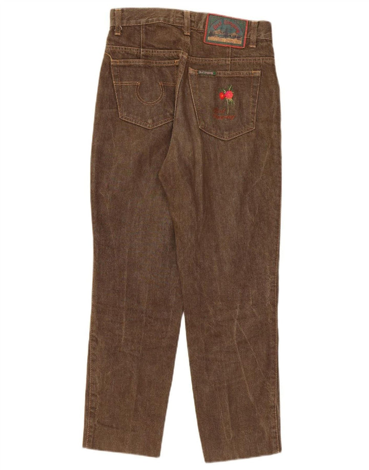 BEST COMPANY Womens Straight Jeans W28 L26 Brown