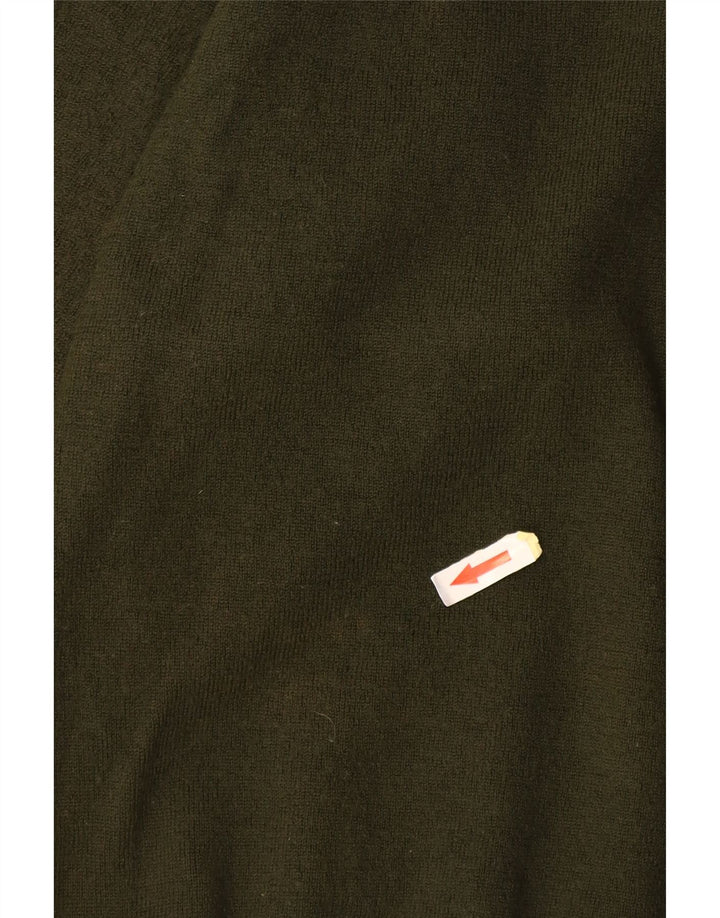 Stefanel Γυναικείο πουλόβερ με λαιμό χελώνα UK 14 Large Khaki