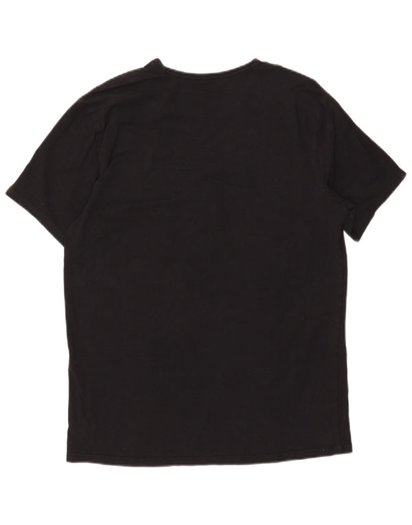 Ανδρικό T-Shirt Calvin Klein Top Large Μαύρο Βαμβακερό
