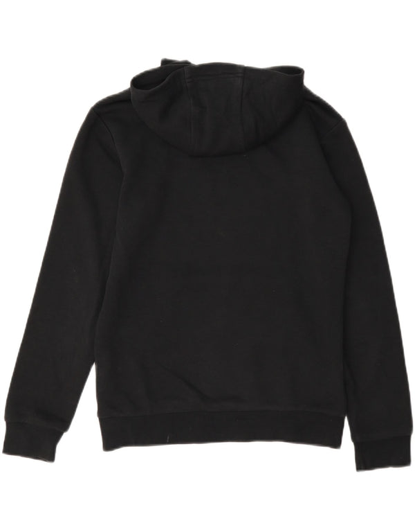 Adidas Boys Graphic Hoodie Jumper 11-12 ετών Μαύρο βαμβακερό