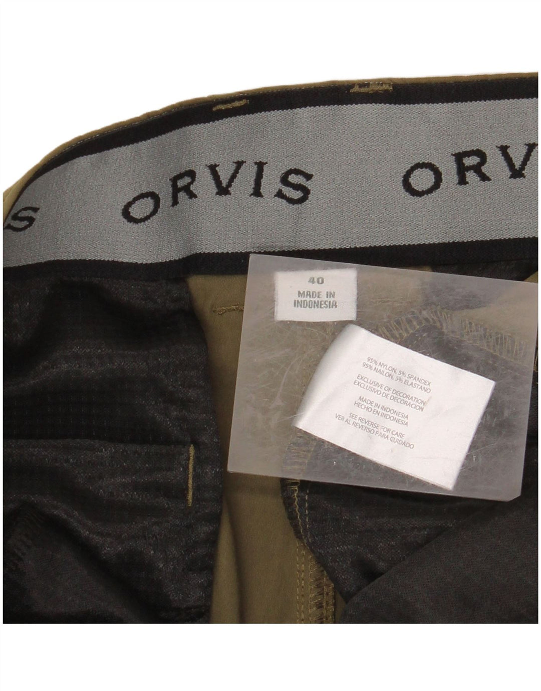Ανδρικό σορτς ORVIS Cargo W40 XL Khaki Nylon
