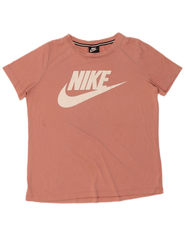 Γυναικείο γραφικό μπλουζάκι Nike Top UK 14 Medium Pink