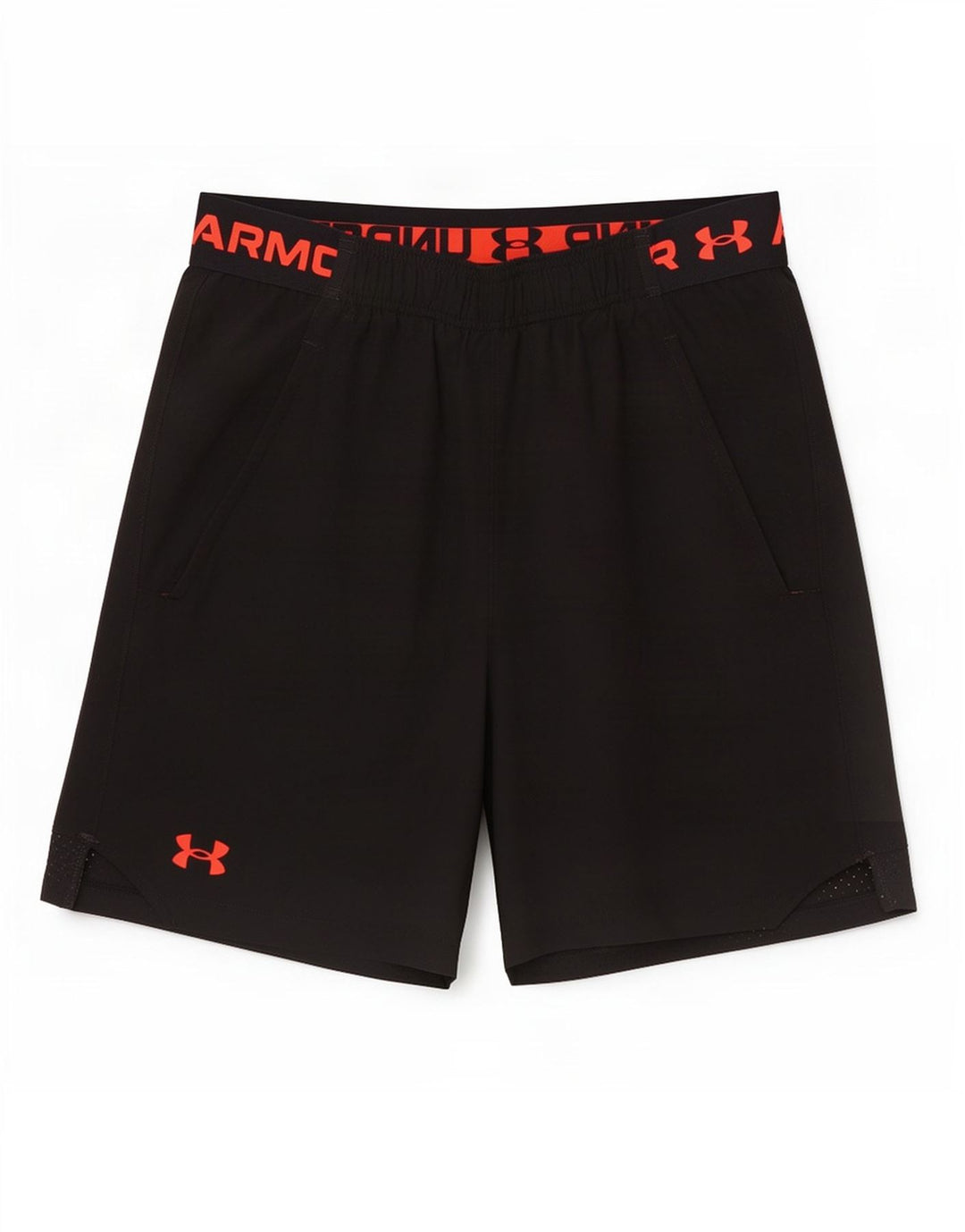 Ανδρικό γραφικό αθλητικό σορτς Under Armour Μικρό μαύρο πολυεστέρα