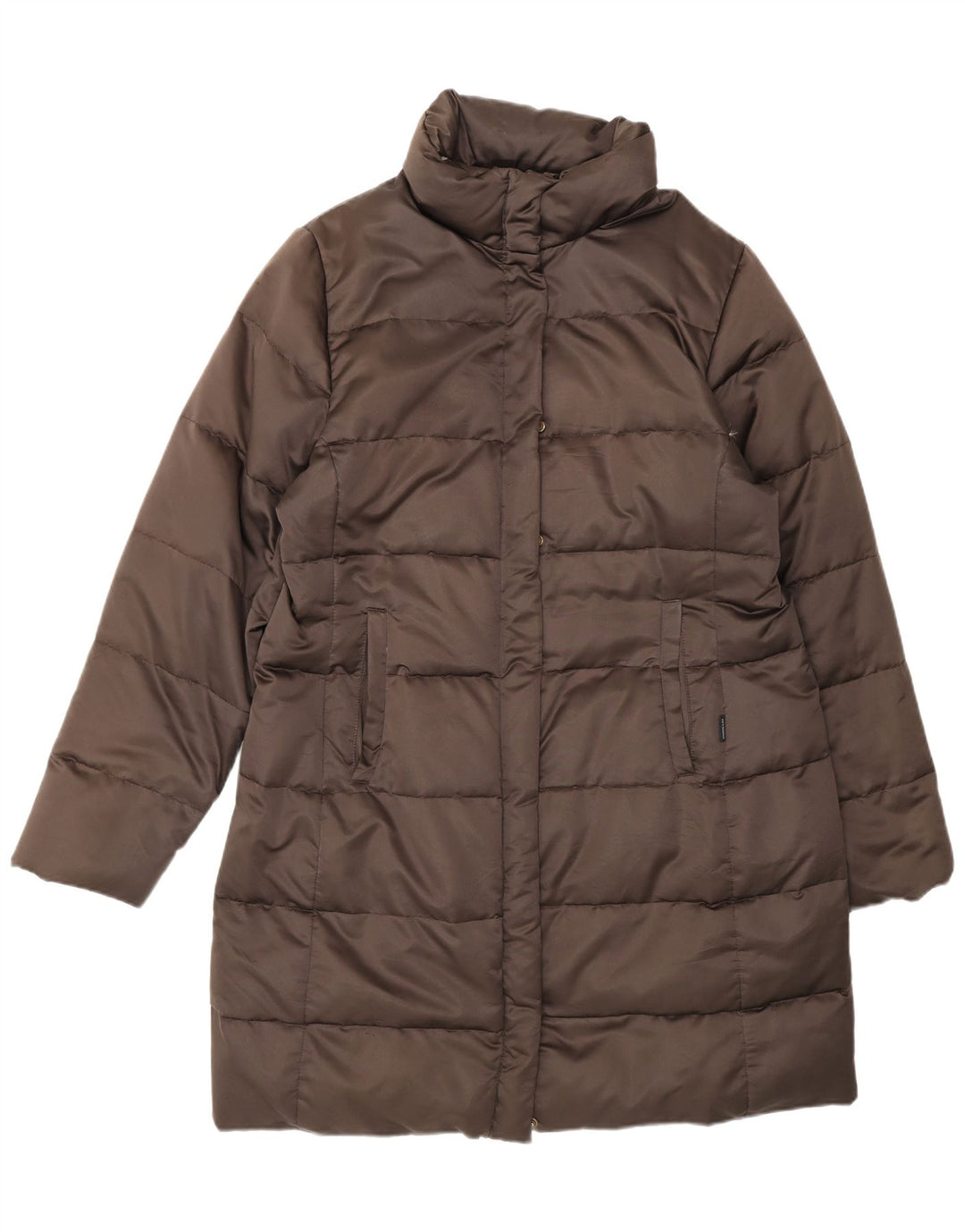 Moncler Γυναικείο παλτό με επένδυση μεγέθους 3 Μεγάλο καφέ