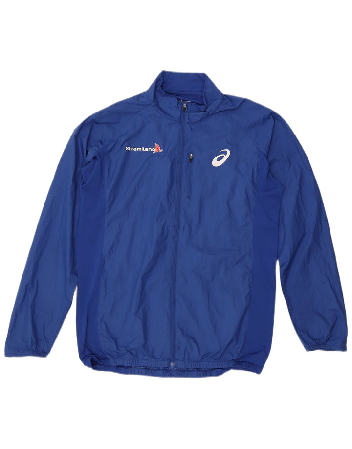 Ανδρική αθλητική φόρμα Asics Top Jacket μεγάλο μπλε πολυεστέρα