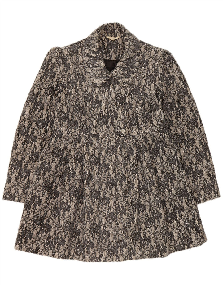 Marks & Spencer Γυναικείο Σακάκι Μπλέιζερ UK 14 Medium Grey Floral