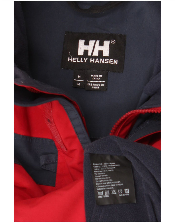 HELLY HANSEN Ανδρικό τζάκετ αντιανεμικό UK 38 Medium Red Colorblock Nylon