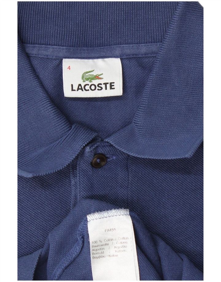 Ανδρικό μπλουζάκι πόλο LACOSTE, Μέγεθος 4, Βαμβακερό μεσαίο ναυτικό μπλε