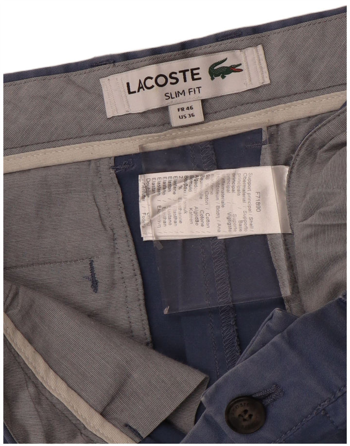 Ανδρικό σορτς Chino Lacoste Slim Fit Μέγεθος 46 Μεγάλο W36 Μπλε