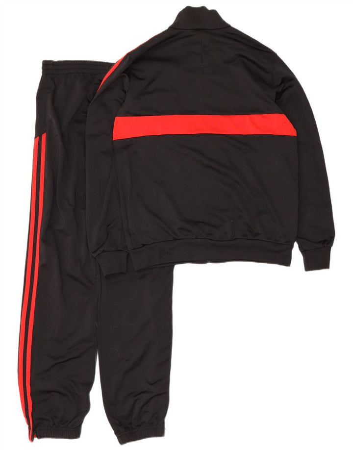 Ολόσωμη φόρμα Adidas Boys 13-14 Years Black Colourblock Polyester