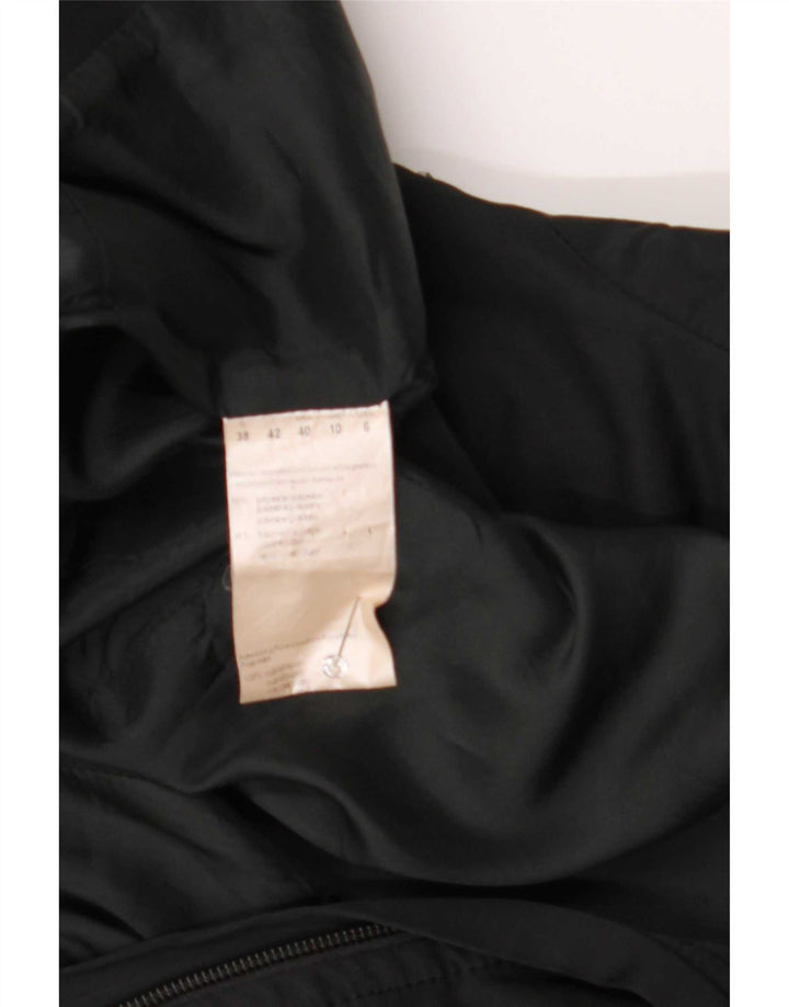 Γυναικείο μακρυμάνικο φόρεμα Hugo Boss Shift UK 10 Small Black Polyester