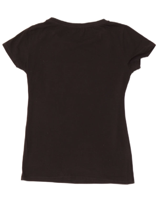 Γυναικείο γραφικό μπλουζάκι Liu Jo Top UK 10 Small Black