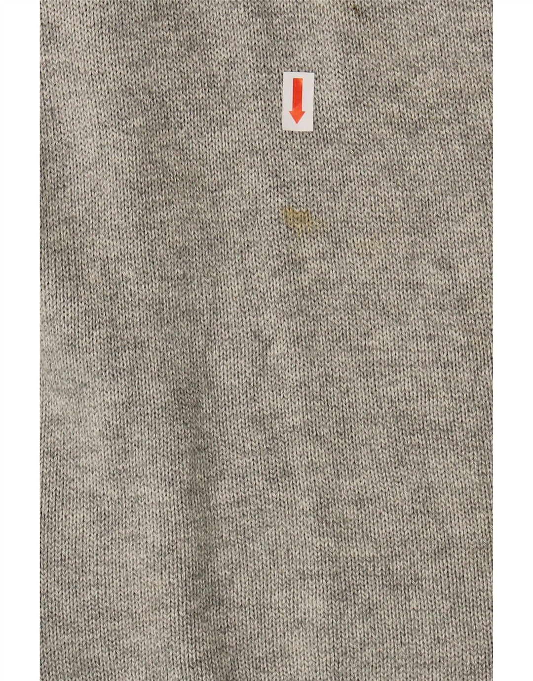 IZOD Mens Button Neck Jumper Sweater 2XL Grey Fair Isle Wool Vintage Izod and Second-Hand Izod from Messina Hembry 