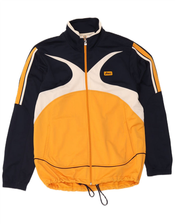 Ανδρική αθλητική φόρμα Asics Top Jacket Μεγάλο μπλε ναυτικό χρώμα πολυεστέρα