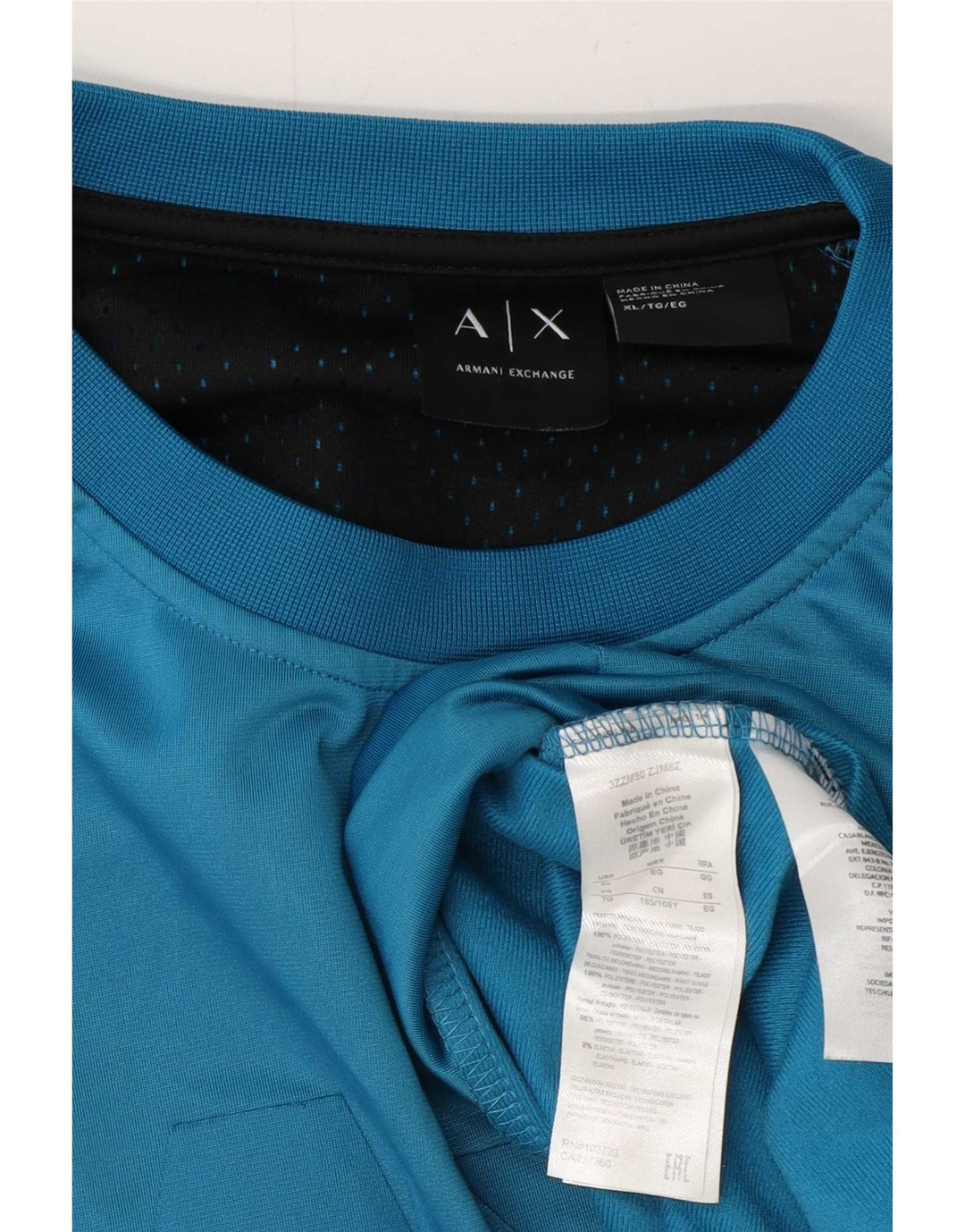 Ανδρική γραφική φούτερ Armani Jumper XL Blue Polyester