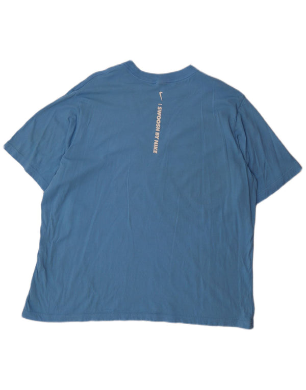 Ανδρικό μπλουζάκι Nike Swoosh Graphic Top 2XL Blue