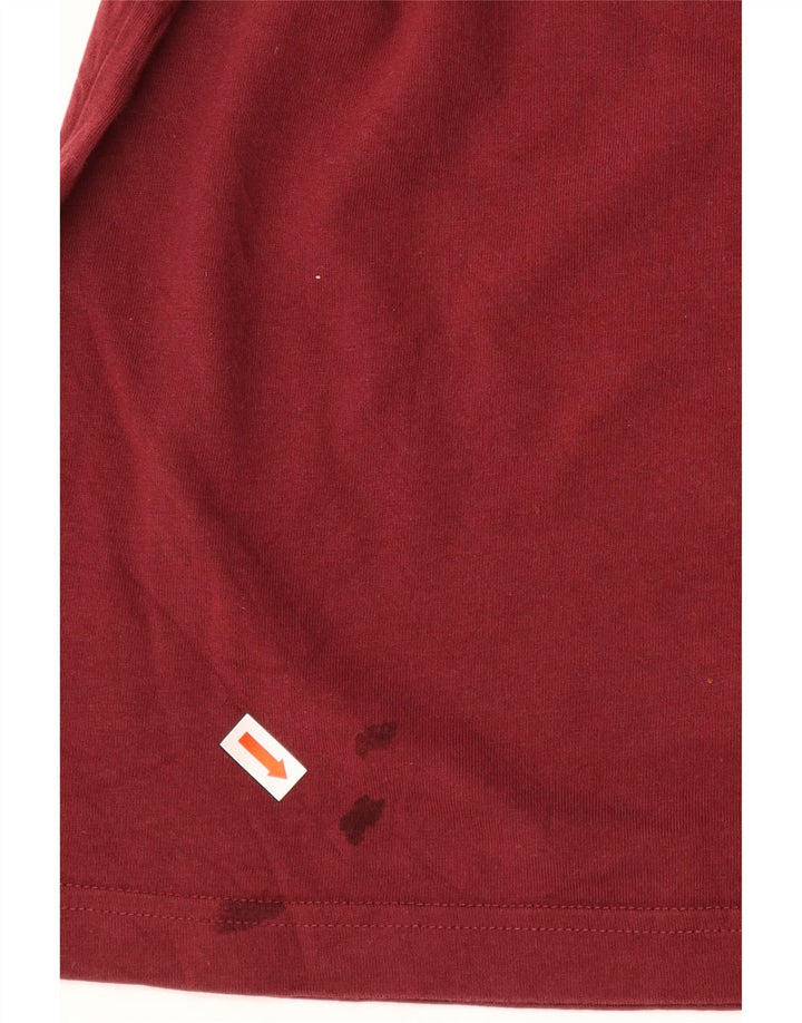 Ανδρικό γραφικό T-Shirt Calvin Klein Τοπ μεσαίο κόκκινο βαμβακερό