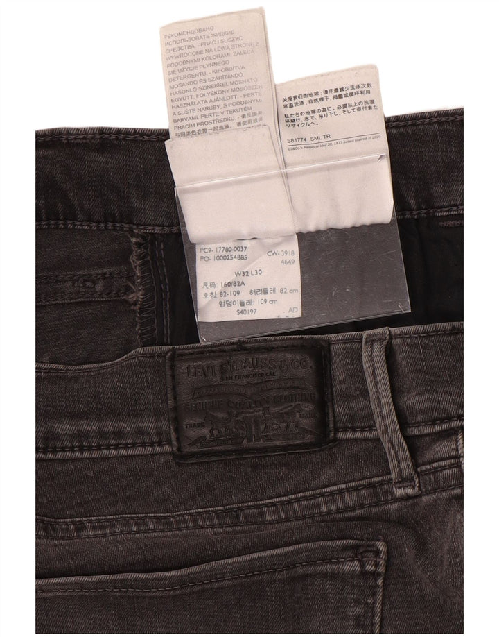 LEVI'S Γυναικείο 710 Super Skinny Jeans W32 L30 Γκρι βαμβακερό
