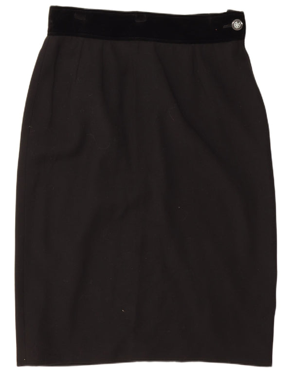 Valentino Γυναικεία Pencil Φούστα UK 12 Medium W30 Μαύρη