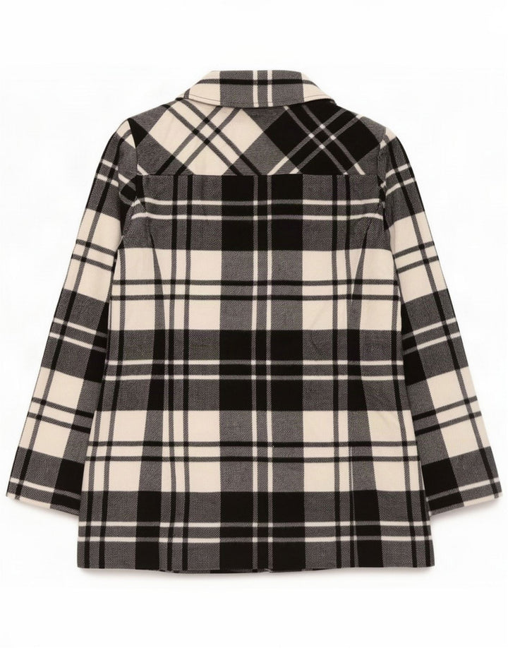 Marks & Spencer Γυναικείο πανωφόρι UK 12 Medium Black Check