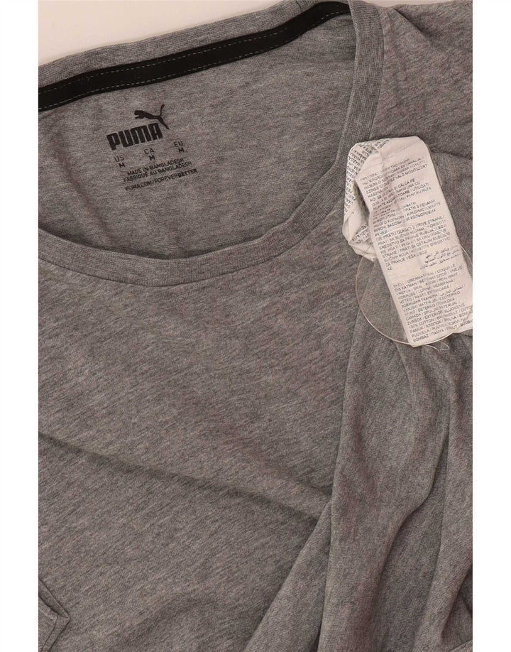 Ανδρικό T-Shirt Puma Τοπ, Βαμβακερό μεσαίο γκρι