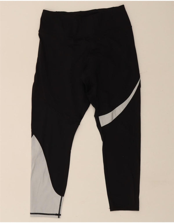 Puma Γυναικείο κολάν Crop UK 18 XL Black Colourblock